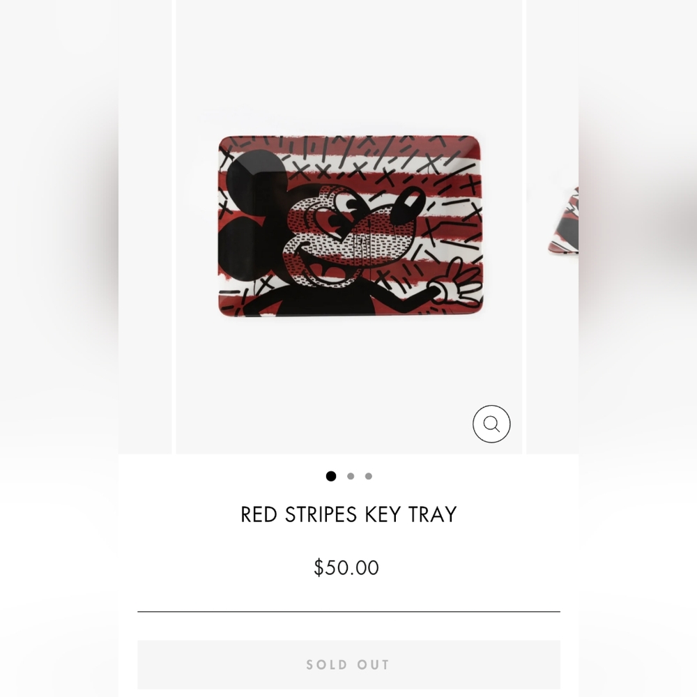 Diamond Supply Co x Disney Mickey Mouse x Keith Haring Key Tray